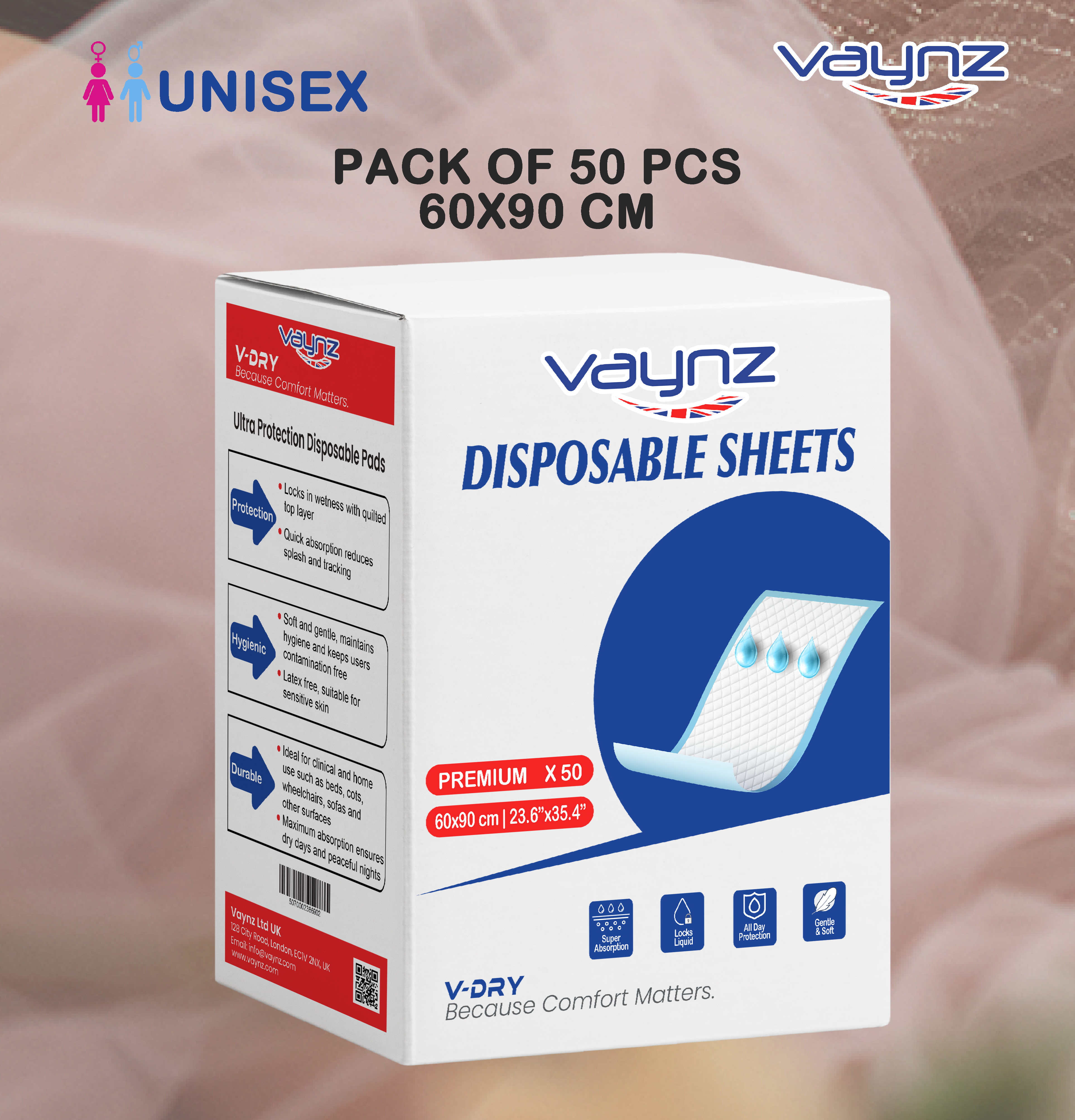 V-Dry Box 60x90 50pcs